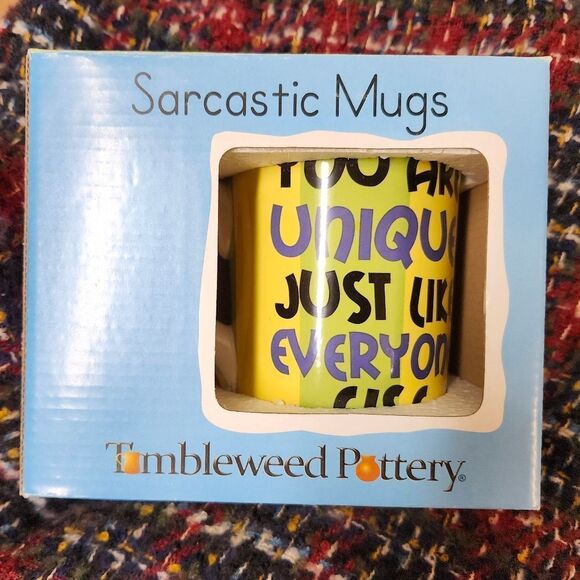 Tumbleweed Pottery Unique Snarky Mug - New - Picture 2 of 9